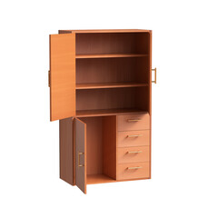 3D wardrobe Rendering, Realistic furniture 3d illustration 