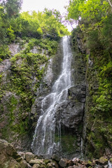 Obraz na płótnie Canvas Wasserfall im Schwarzwald