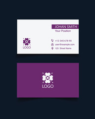 Professional Business card template art