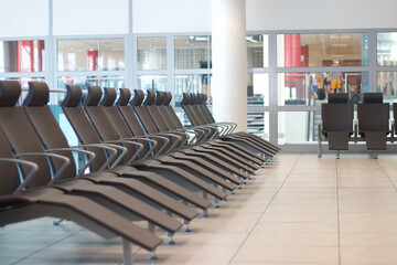 empty seats in airport