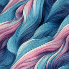 Abstract seamless pattern, 3D illustration and rendering.