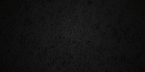 Fototapeta premium Dark Black stone concrete grunge texture and backdrop background anthracite panorama. Panorama dark grey black slate background or texture. 