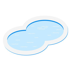 swimming pool swim area collection set