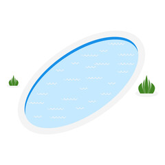 swimming pool swim area collection set