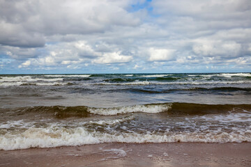 Seascape in summer on the Baltic Sea