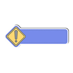 construction warning sign construction tools label name tags sticker collection