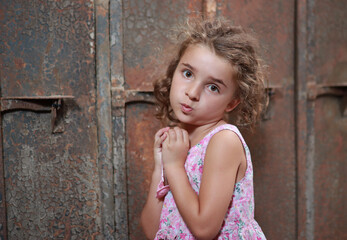 Fototapeta premium portrait de fillette