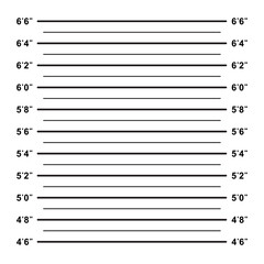 Mugshot, police lineup background vector in clipart style