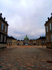 Palacio de Amalienborg en Copenhague (Dinamarca)