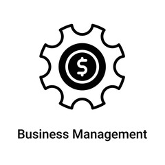 business management icons, editable stoke, stoke illustration.