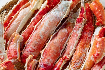 北海道の美味しいタラバガニ