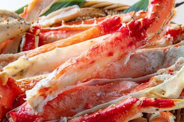 北海道の美味しいタラバガニ