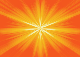 Obraz premium light explode pattern background, orange color, burst illustration template for product backdrop, banner, poster, slide presentation futurism theme