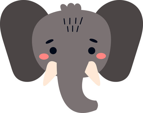 Elephant Face Cartoon Images – Browse 11,627 Stock Photos, Vectors, and  Video | Adobe Stock