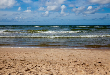 Fototapeta na wymiar Seascape in summer on the Baltic Sea