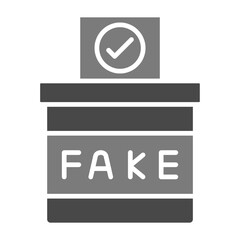 Fake Greyscale Glyph Icon