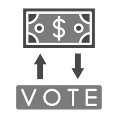 Corruption Greyscale Glyph Icon