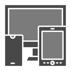 Devices Greyscale Glyph Icon