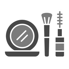 Cosmetics Greyscale Glyph Icon