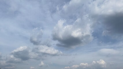 Fototapeta na wymiar Cute beautiful clouds background