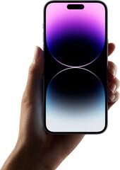 iPhone 14 Pro Max in hand