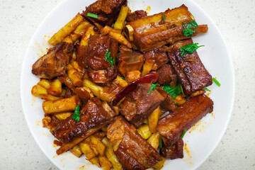 Braised ribs