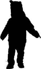 silhouette design various people's activities