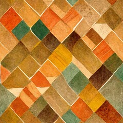 Art Deco style design geometric seamless pattern earthy colors ornamental wallpapers fashion print elegant rich modern oriental classic royal stylish monochrome textile