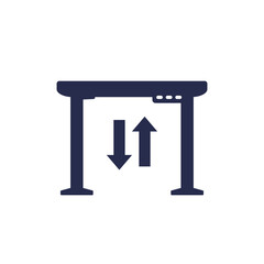 stand up desk icon, vector
