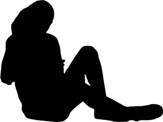 silhouette design various people's activities