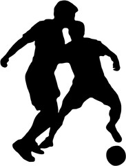 silhouette design various people's activities