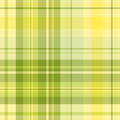 Seamless pattern in lovely green and yellow colors for plaid, fabric, textile, clothes, tablecloth and other things. Vector image.