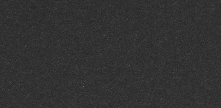 Texture of black cardboard paper, panoramic view