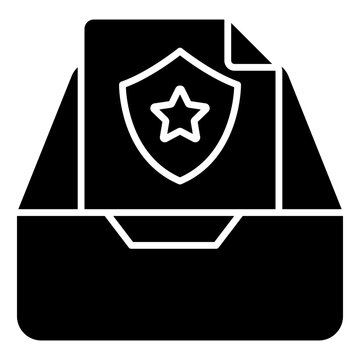 Modern Design Icon Of Police Report 