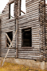 Old wooden house in the countryside