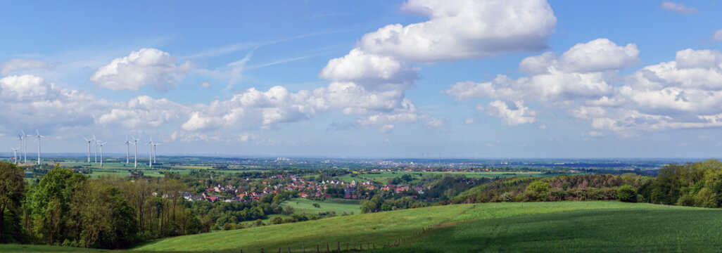 Die Paderborner Hochebene, Panorama