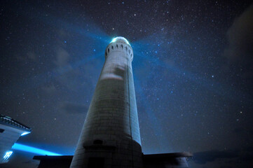 角島灯台と星空