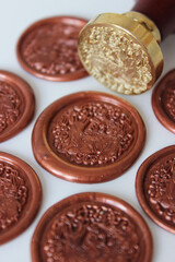 Wax Seal Sticker, Wedding Sticker