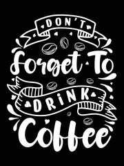 Coffee Creative typography t shirt design vector