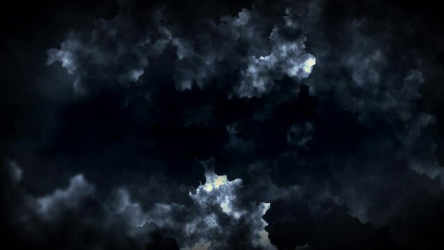 Movie Trailer Dramatic Sky Background