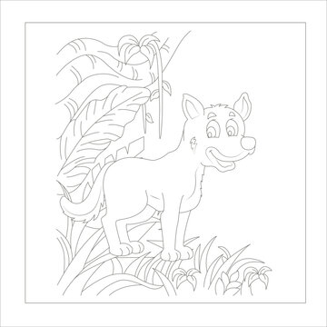 funny dinosaur coloring page for kids