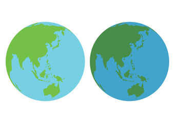 地球_イラスト_セット
