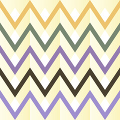 Elegant modern vector seamless zigzag chevron pattern design. Vibrant geometric abstract texture background suitable for printing and textile