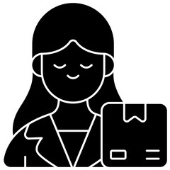 product manager solid icon