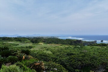 Obraz premium 果報バンタ（かふうばんた）