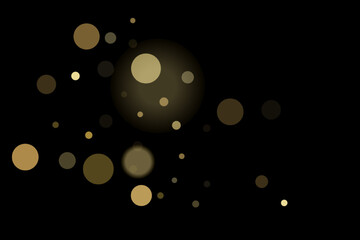 Gold glitter confetti, great design for any purpose. Party decor.