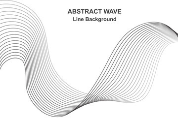 Abstract wavy gray stream element for design on a white background. You can use for Web, Texture, Wallpaper, Template, Desktop background, Business banner, poster design.