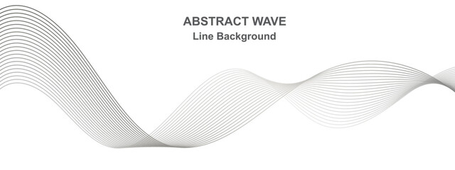 Abstract wavy gray stream element for design on a white background. You can use for Web, Texture, Wallpaper, Template, Desktop background, Business banner, poster design.