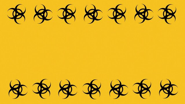 nuclear weapon danger chemical attack background animation
