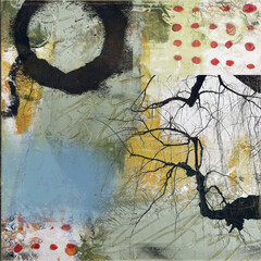 Obraz na płótnie Canvas Abstract tree branch background